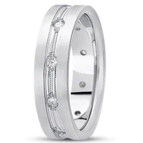 0.50ctw Diamond 14K Gold  Wedding Band (7mm) - (F - G Color, SI2 Clarity)