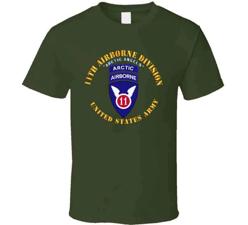 11th Airborne Division - Arctic Angels W Arctic Tab X 300 Classic T Shirt, Crewneck Sweatshirt, Hoodie, Long Sleeve