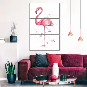 A Flamingo's Fancy Wall Art