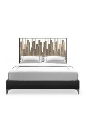 Architectural Metal King Bed | Caracole Cityscape