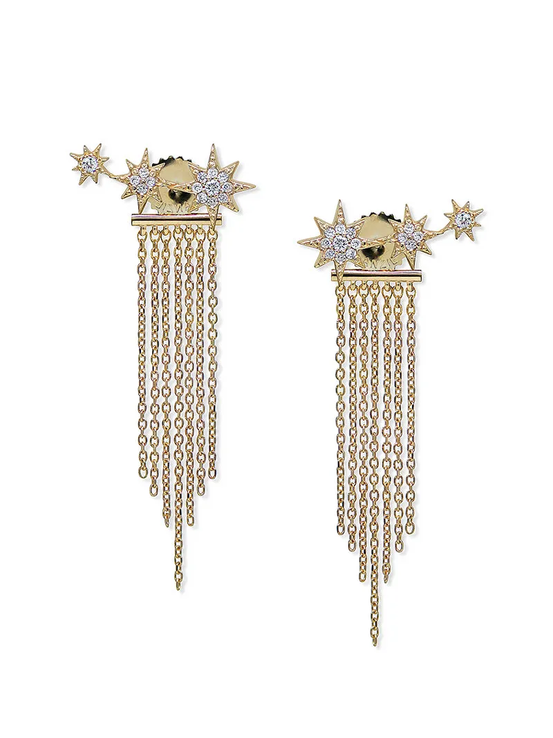 Aztec Michelle Fringe Studs