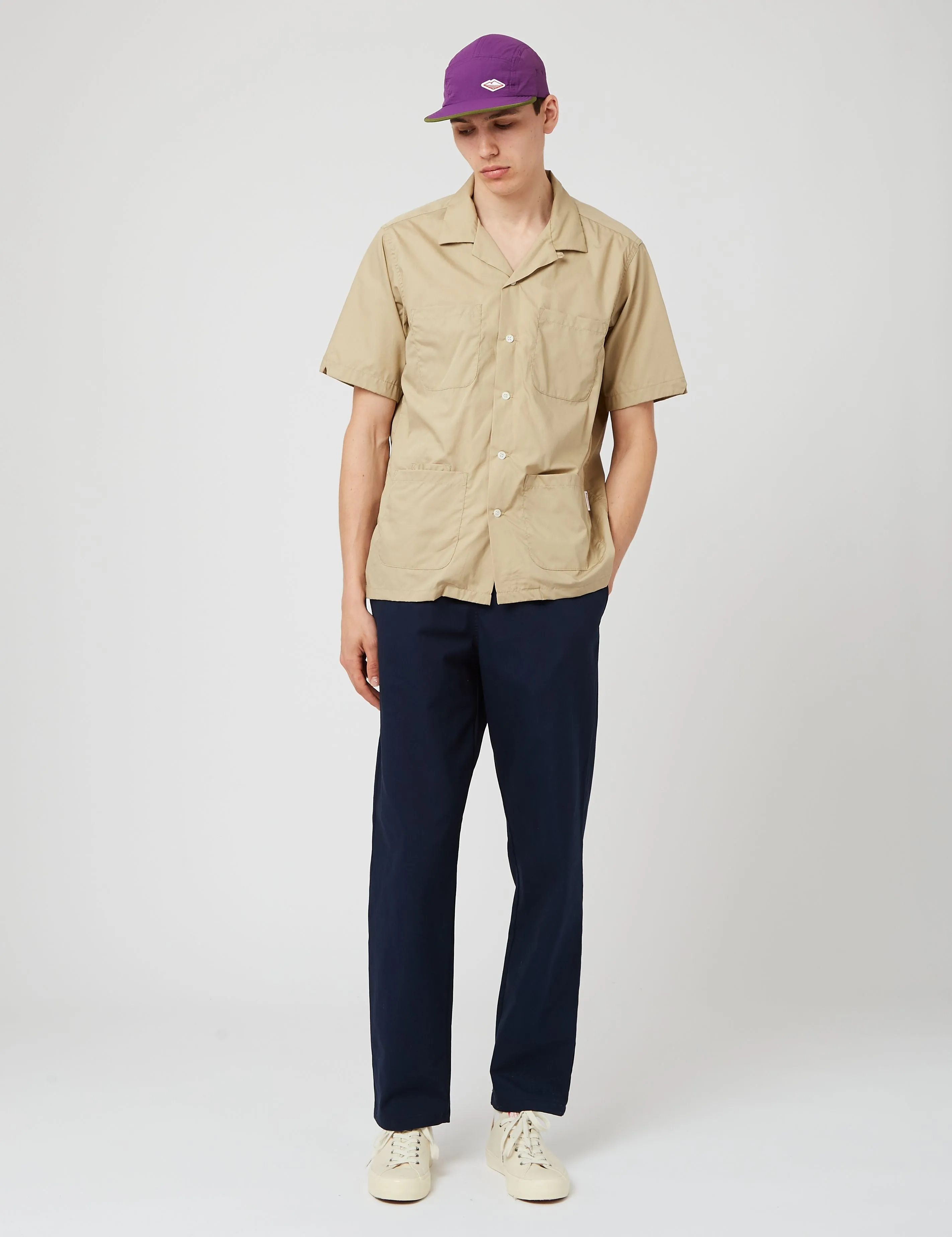 Battenwear Five Pocket Island Shirt (Poplin) - Tan