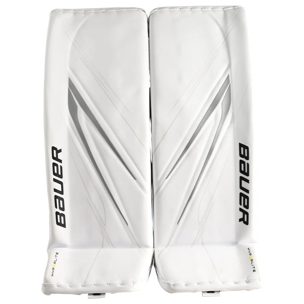 BAUER VAPOR HYPERLITE 2 SENIOR WHITE GOALIE PADS