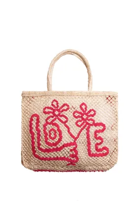 Beach Bag Flower Flower Love Smal Nat