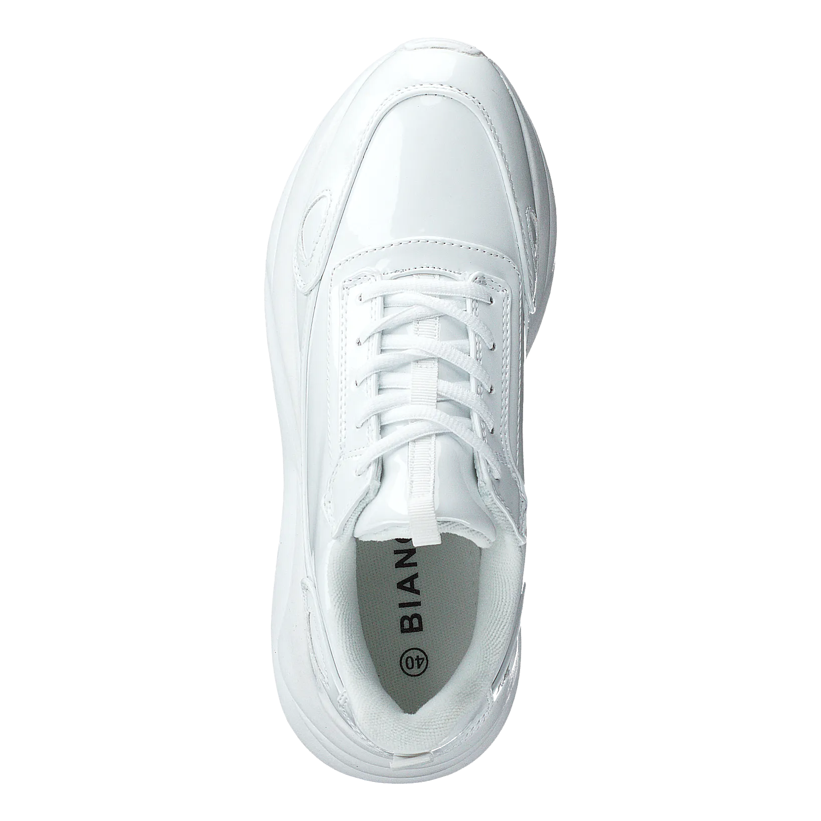 Becky Patent Sneaker 803 - White 3