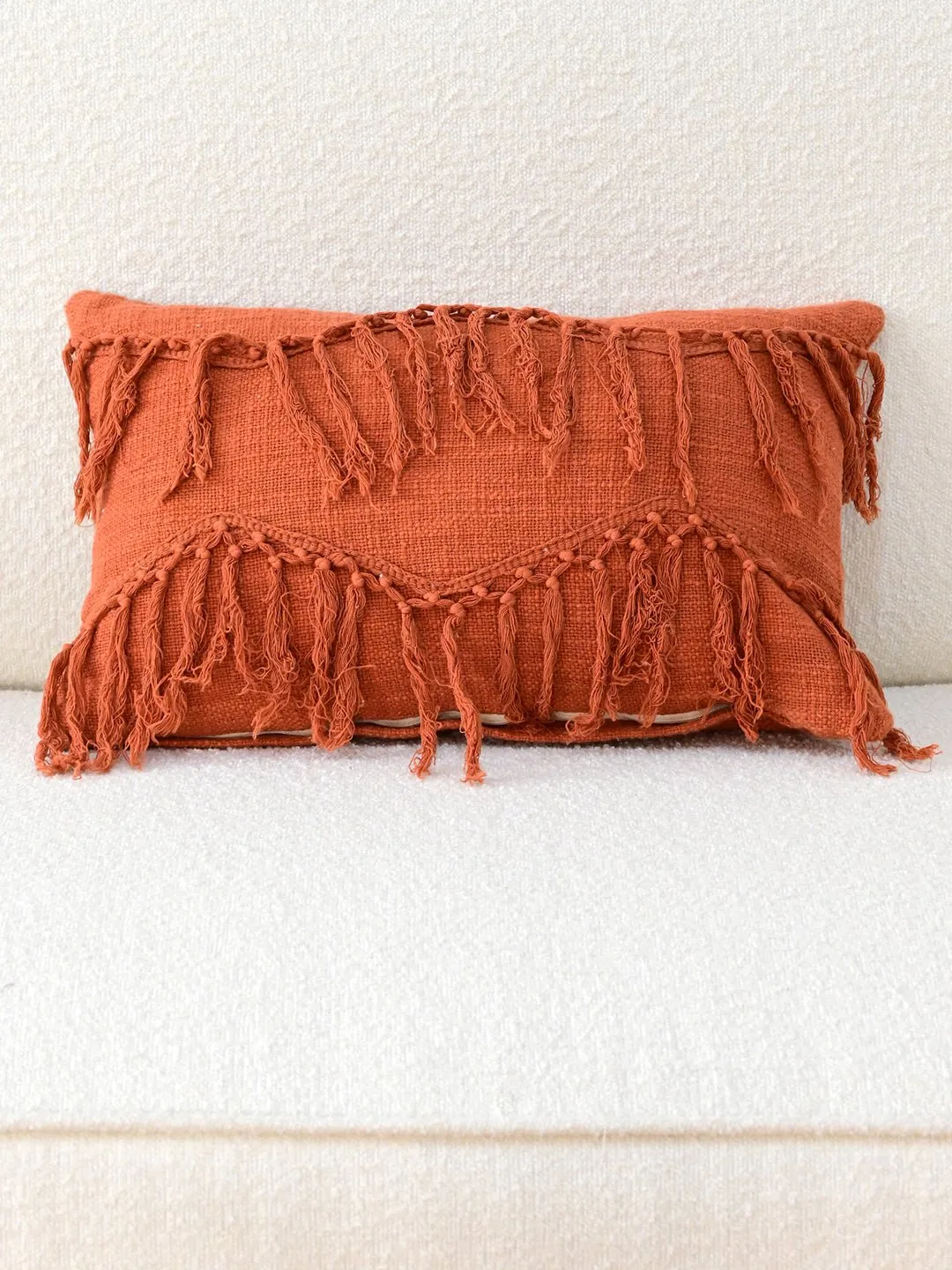 BISQUE-LUMBAR CUSHION COVER