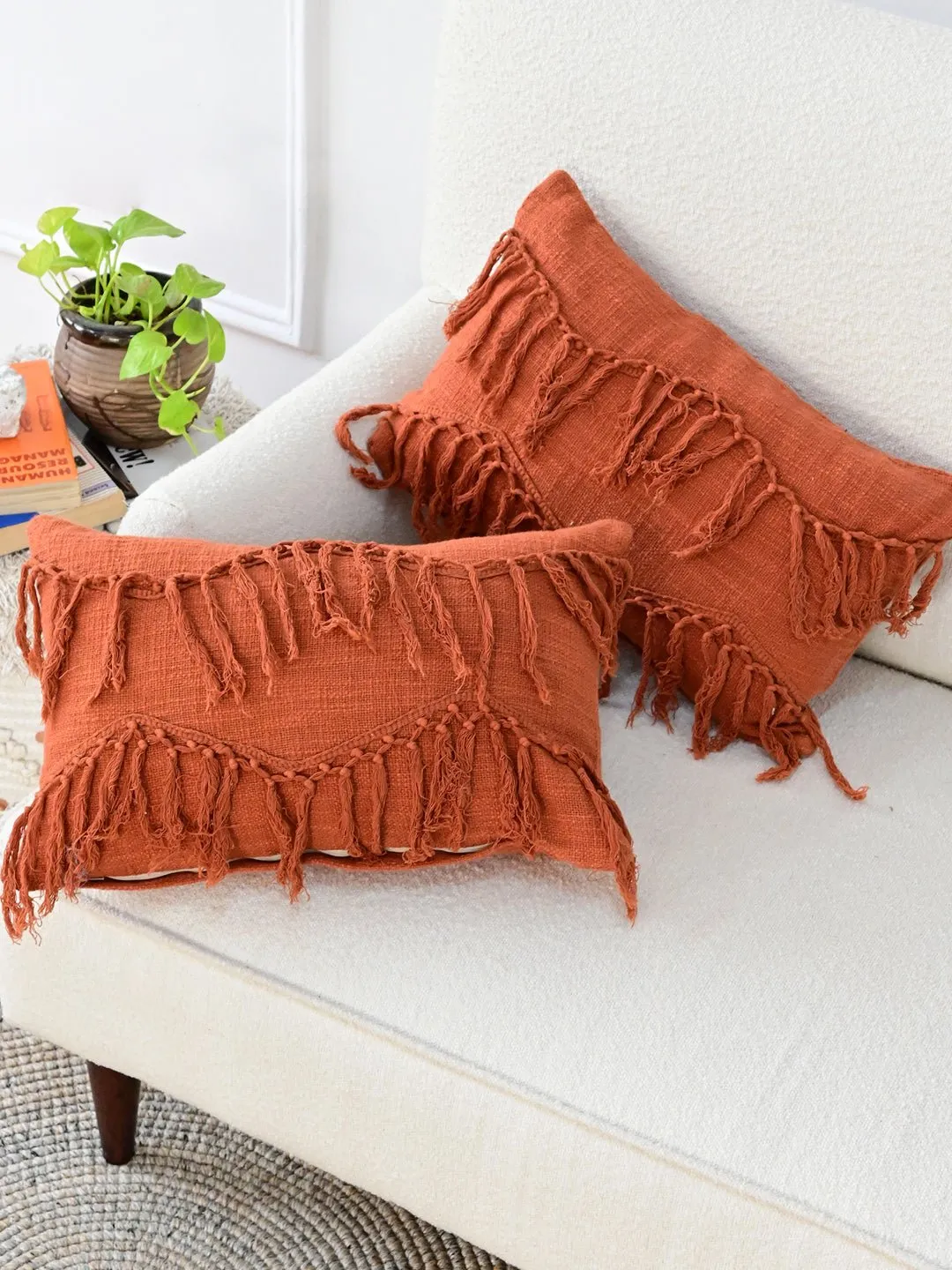 BISQUE-LUMBAR CUSHION COVER