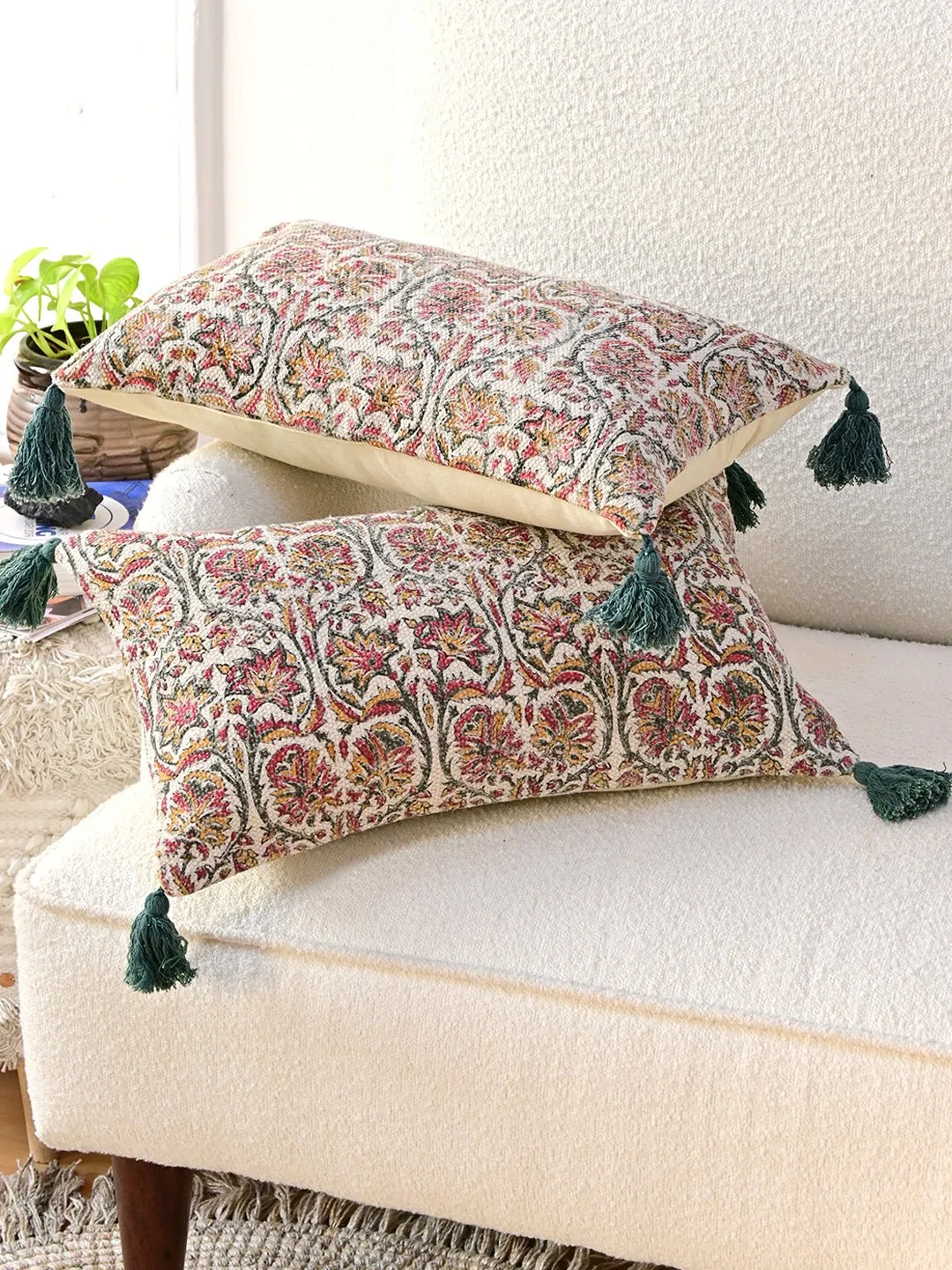 BLOSSOM-LUMBAR CUSHION COVER