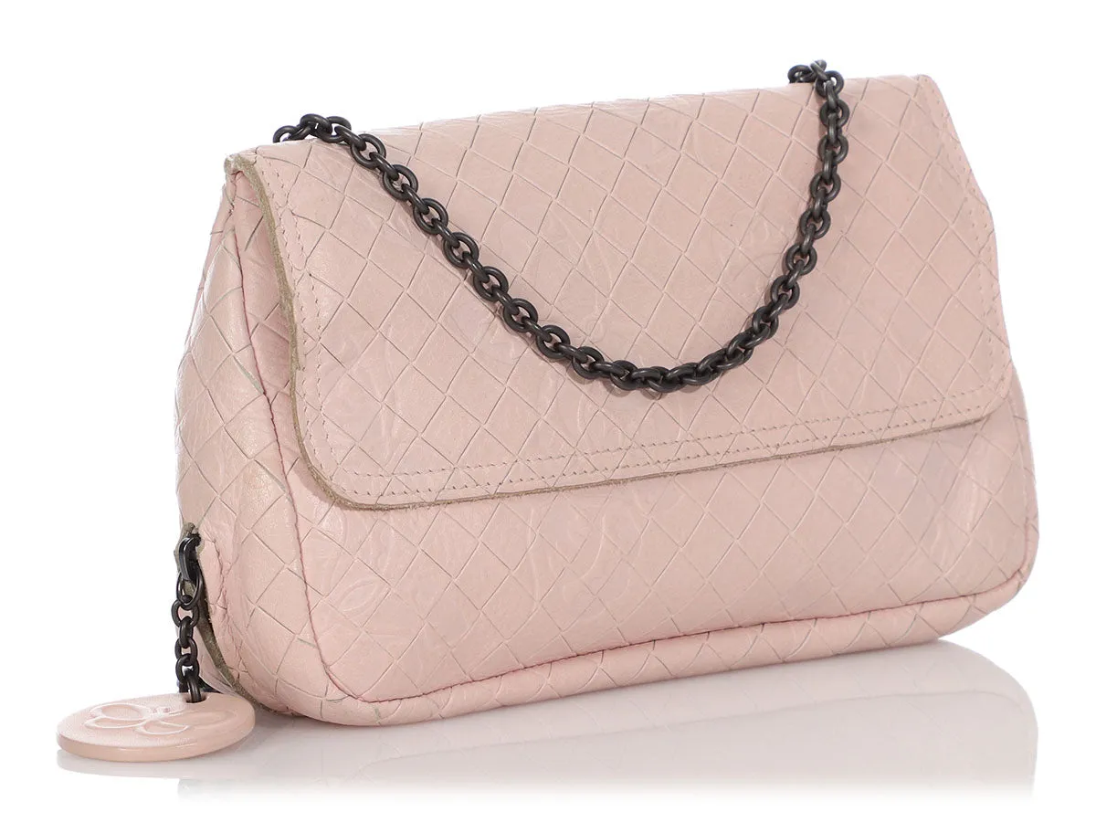 Bottega Veneta Small Embossed Butterfly Chain Crossbody