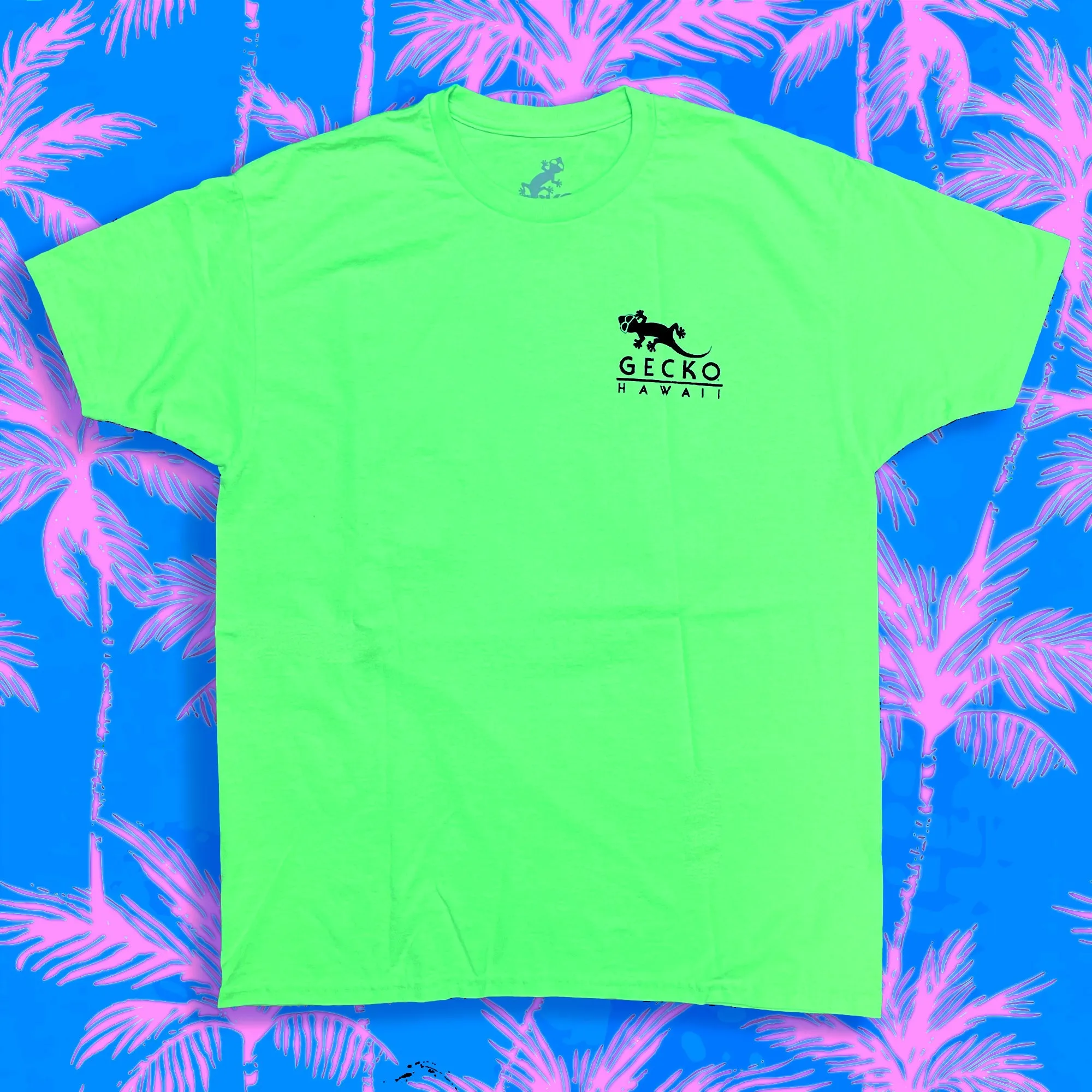 Camp Gecko '89 - 1980s Neon Green