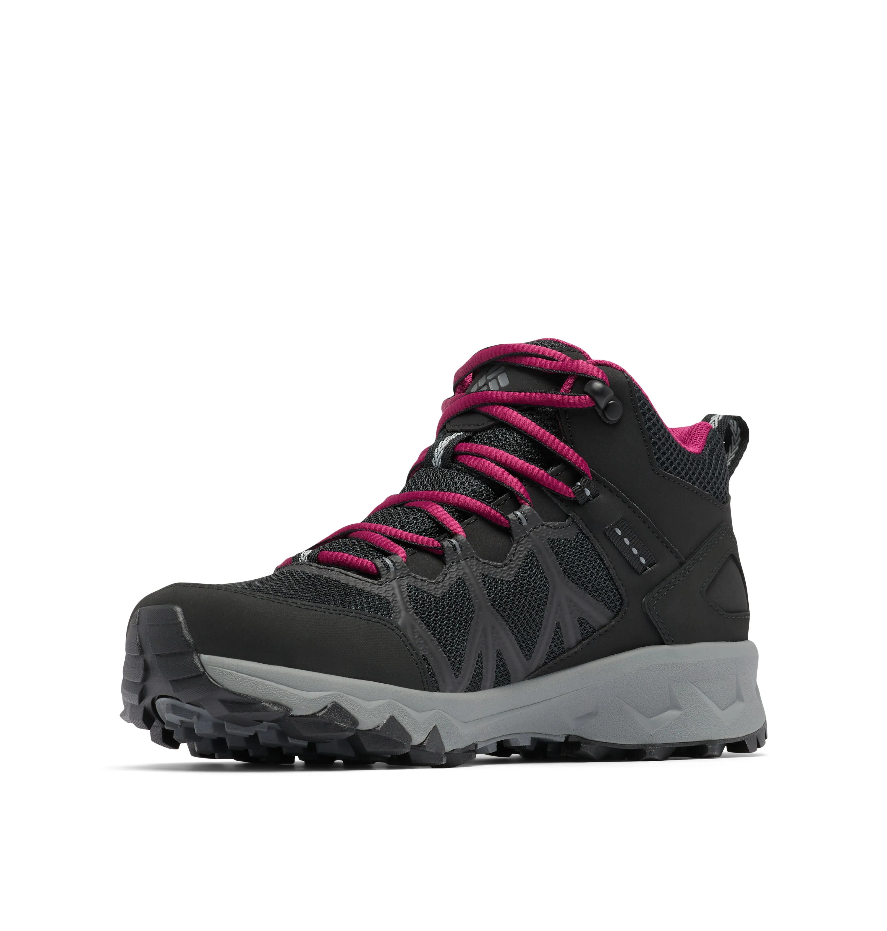 Columbia Women's Peakfreak II Outdry Waterproof Mid Trail Boots (Black/Ti Grey Steel)