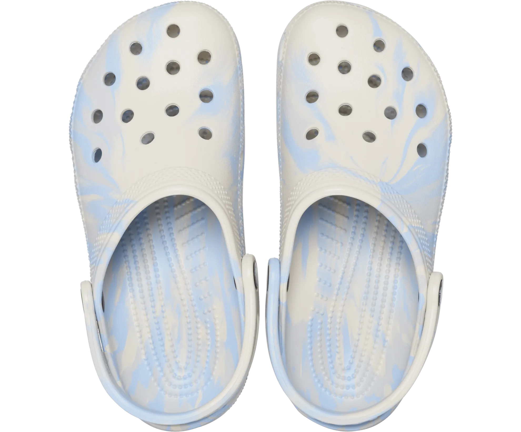 Crocs Unisex Classic Marbled Clog - Blue Calcite