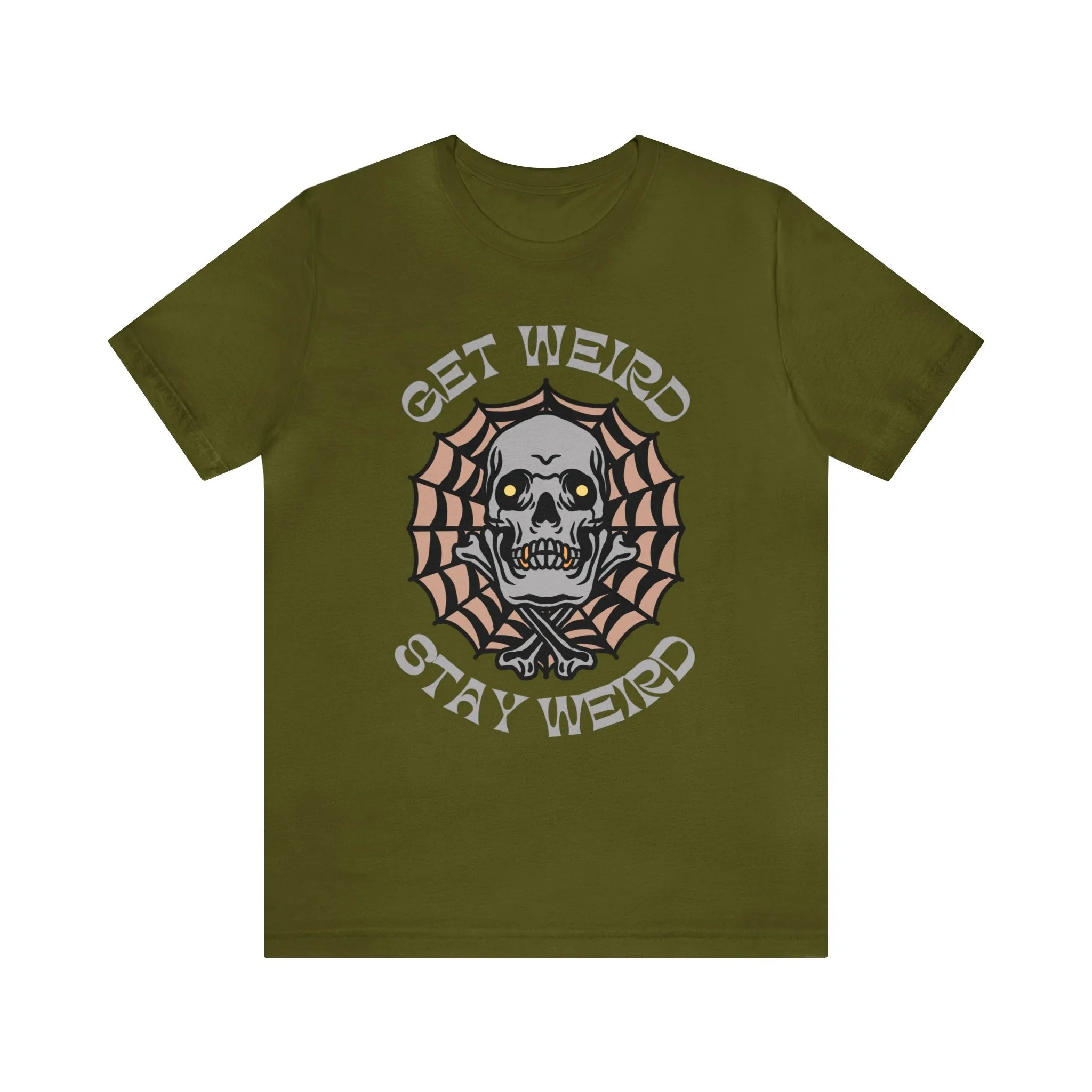 Get Weird  Stay Weird Tattoo T-shirt / Traditional Tattoo Tee Shirt / Punk Rock Clothing Tshirt Rockabilly Psychobilly Freak Goth