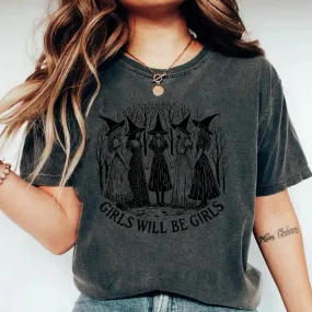 'Girls will be Girls' Goth Dark Witches T-Shirt