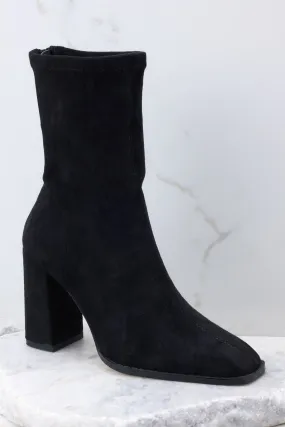 I Mean Love Black Ankle Boot