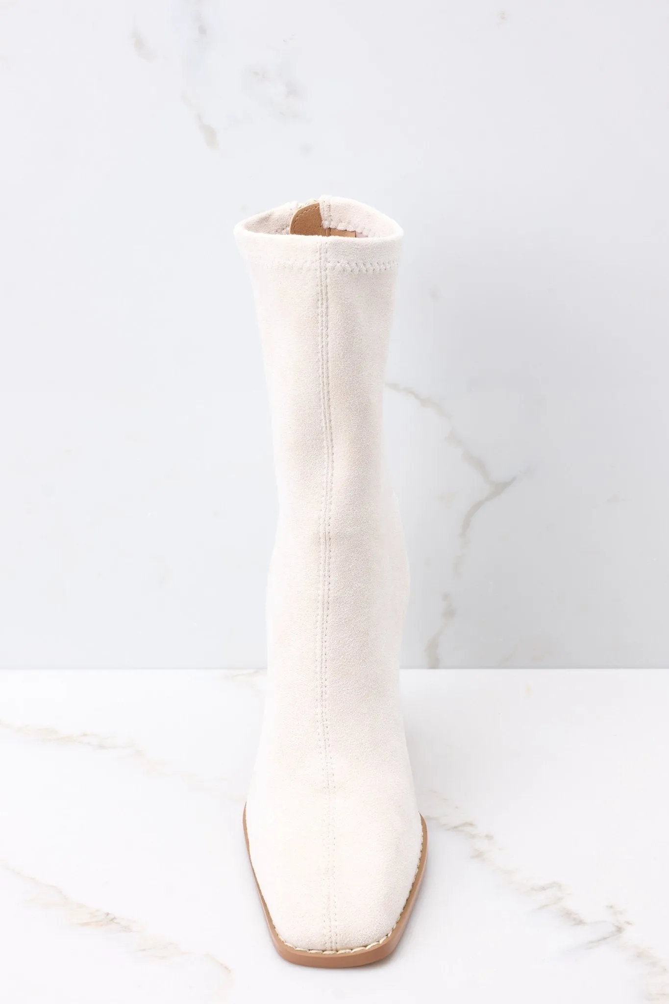 I Mean Love Ivory Ankle Boot