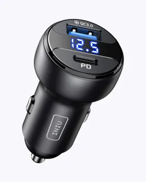 INIU I711 2-Port Ultra Fast Car Charger 66W