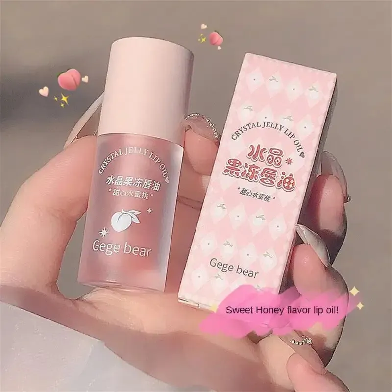 Lip Glaze Soft Lasting Repair Waterproof Lip Honey Crystal Jelly Lip Oil Mirror Lip Gloss Lipstick Pen Moisturising Transparent