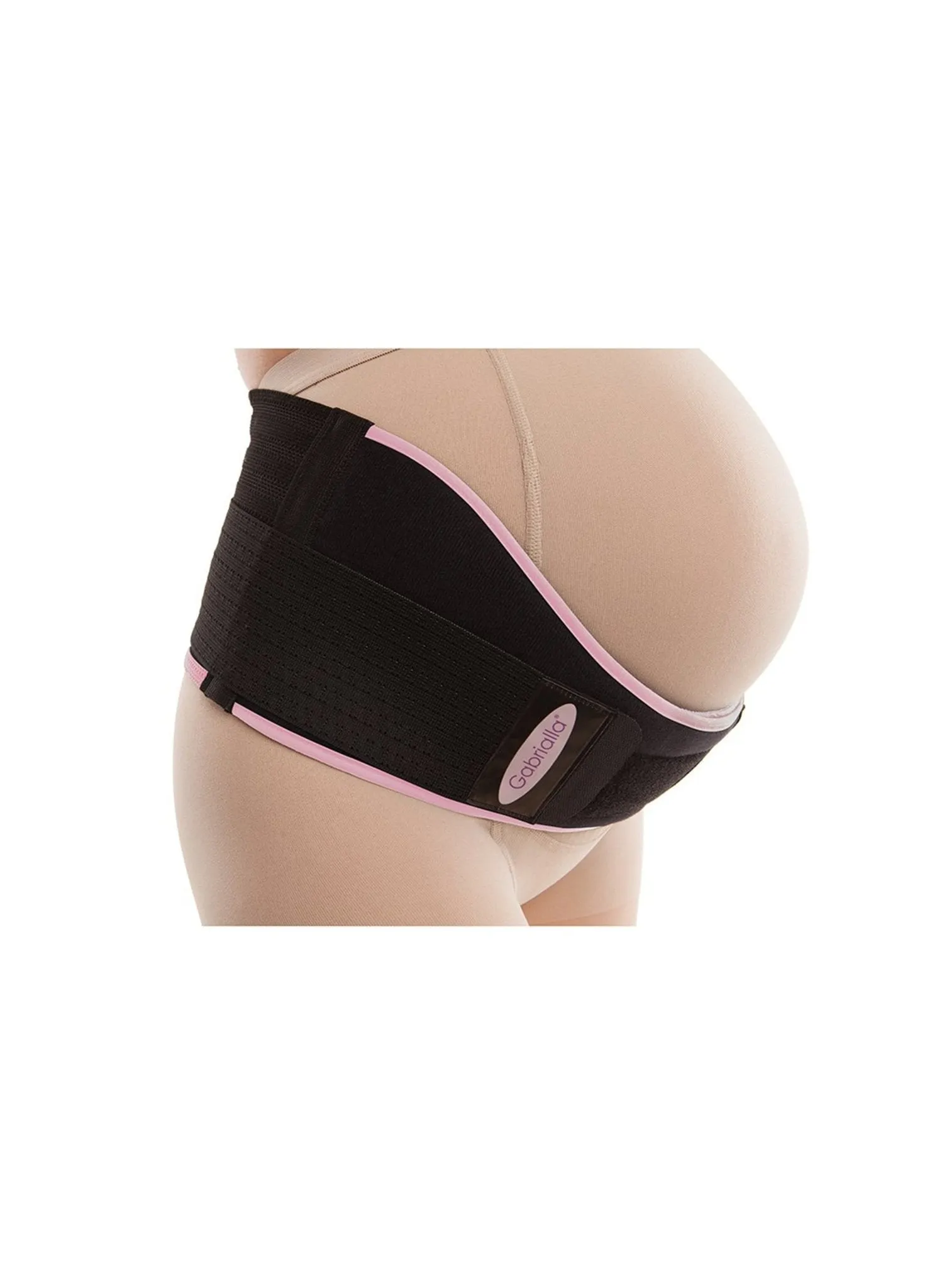 Maternity Belt - Deluxe Breathable Medium Support - Black