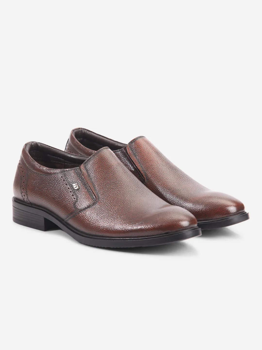 Men's Brown Comfort fit Round Toe Slip On (ID2218)