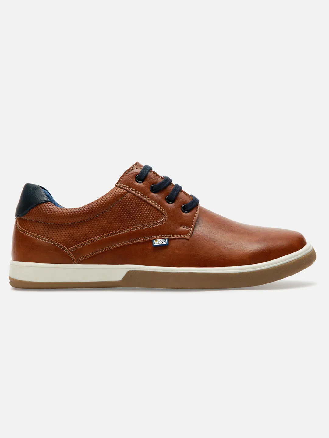 Men's Tan Round Toe Lace Up Casual (IX1017)