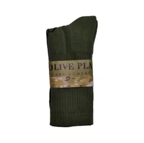 Military Combat Socks - Olive Green