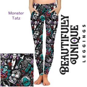 Monster Tatz (Semi-Exclusive) - Pocket Leggings