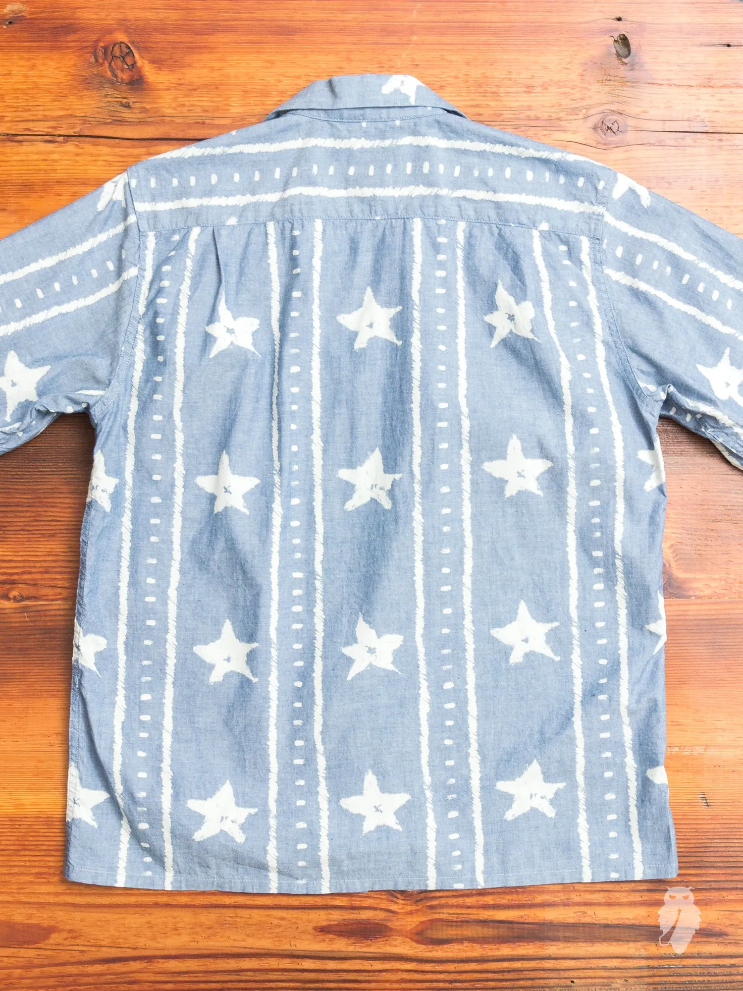 "Artisan Stars" Kaona Shirt in Indigo