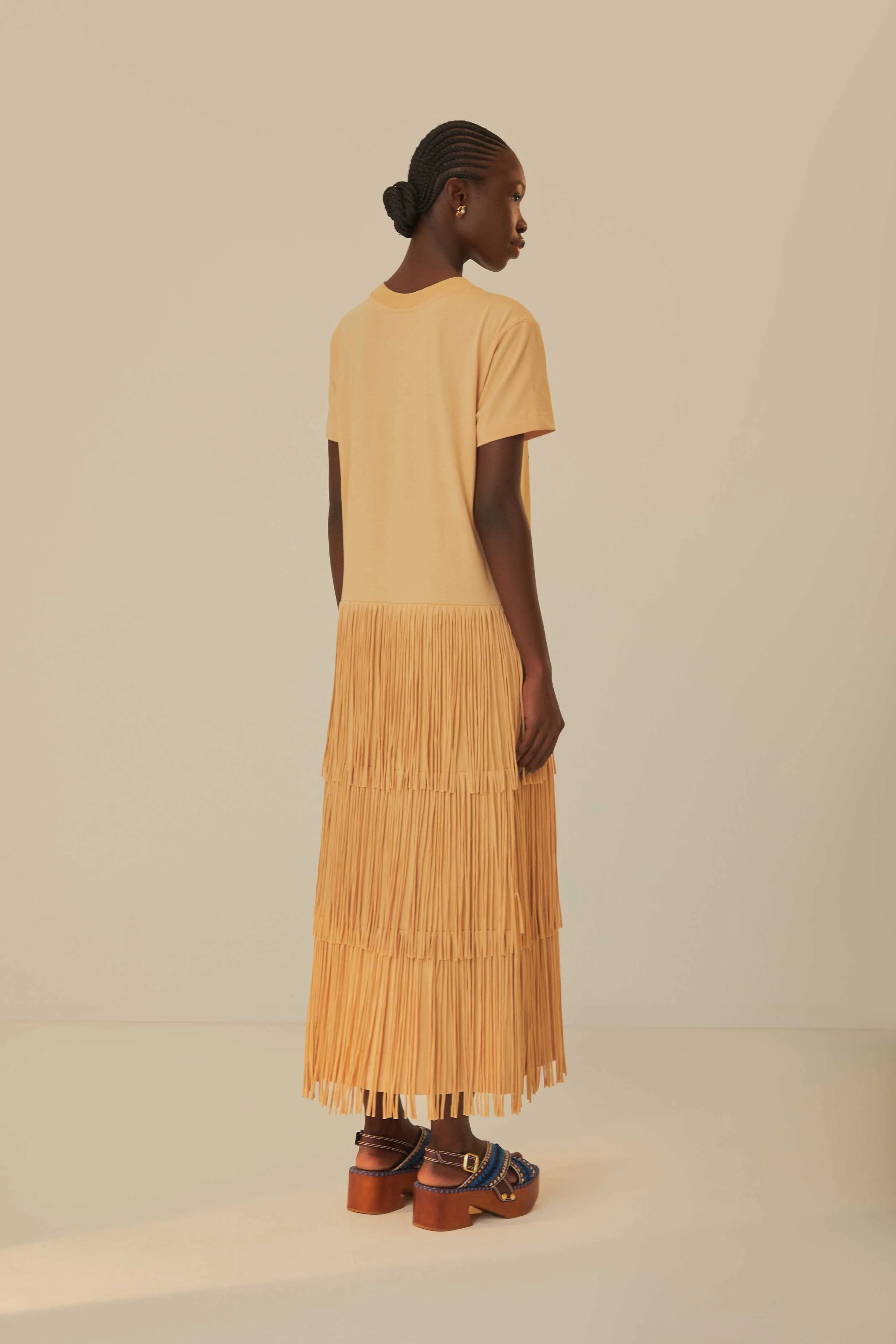 Sand Summer In The Tropics Organic Cotton Fringe Dress