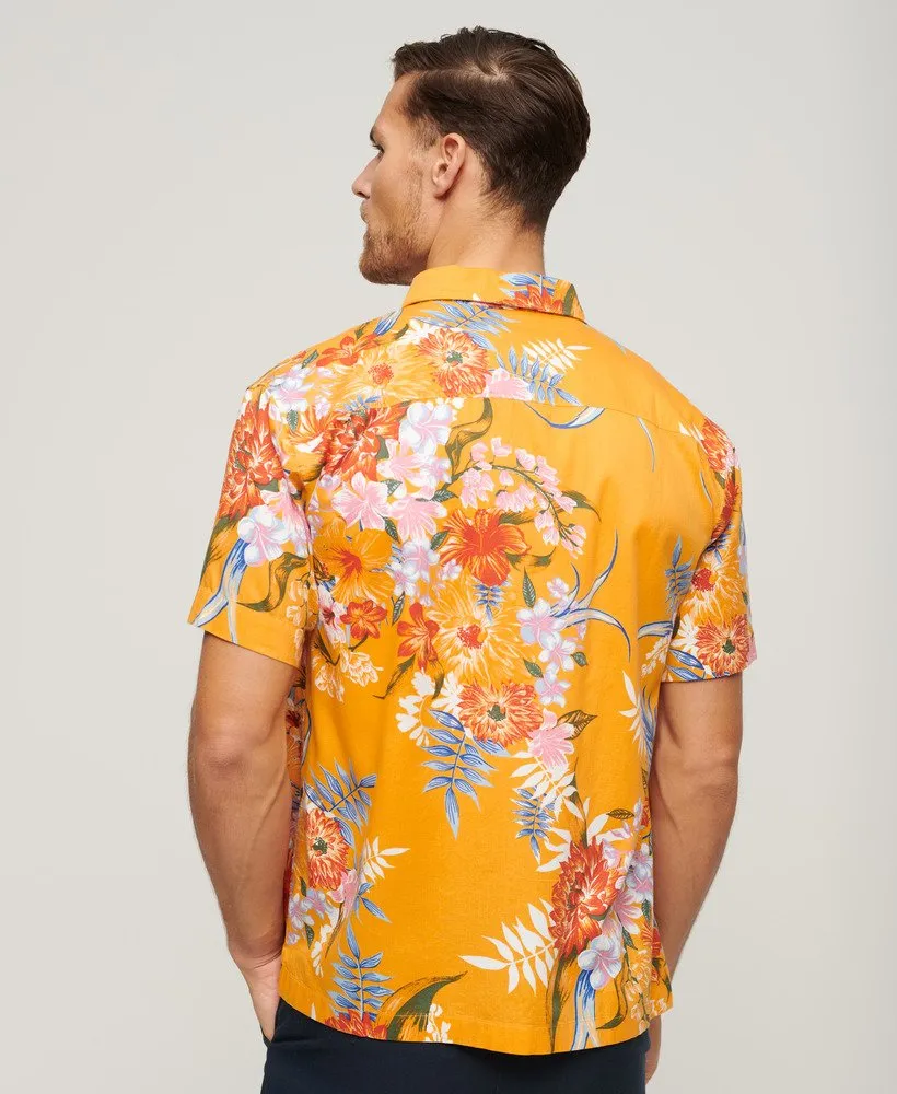 Superdry Anemone Hawaiian Shirt (Yellow)