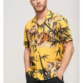 Superdry Tiger Hawaiian Shirt (Gold)