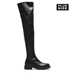 The Commander Plus Size Thigh High Boots