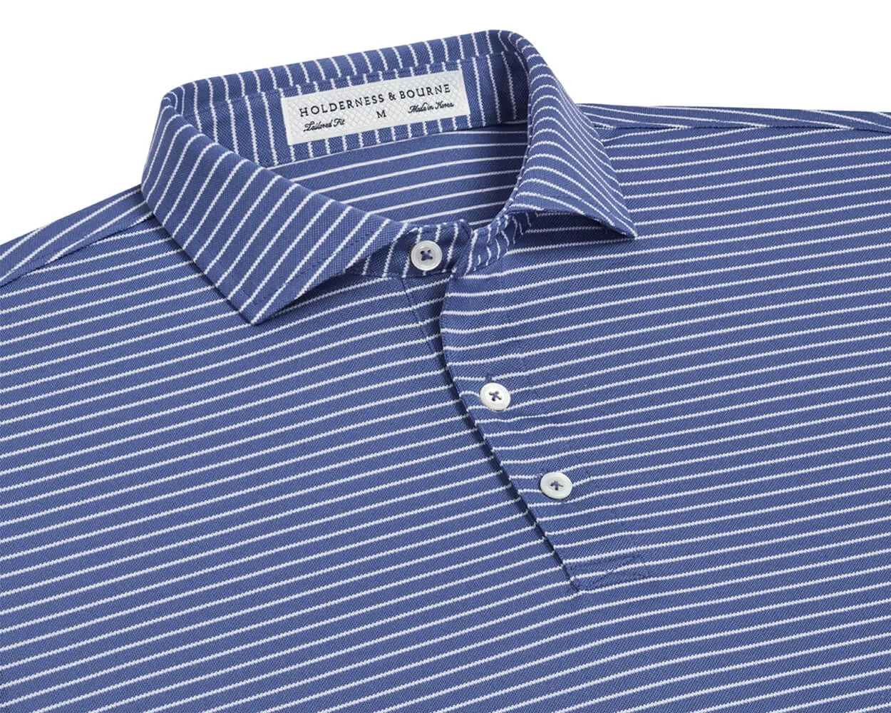 The Gordon Shirt: Aberdeen Blue & White