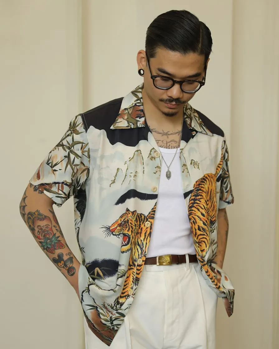 Tiger painting Hawaiian Shirt