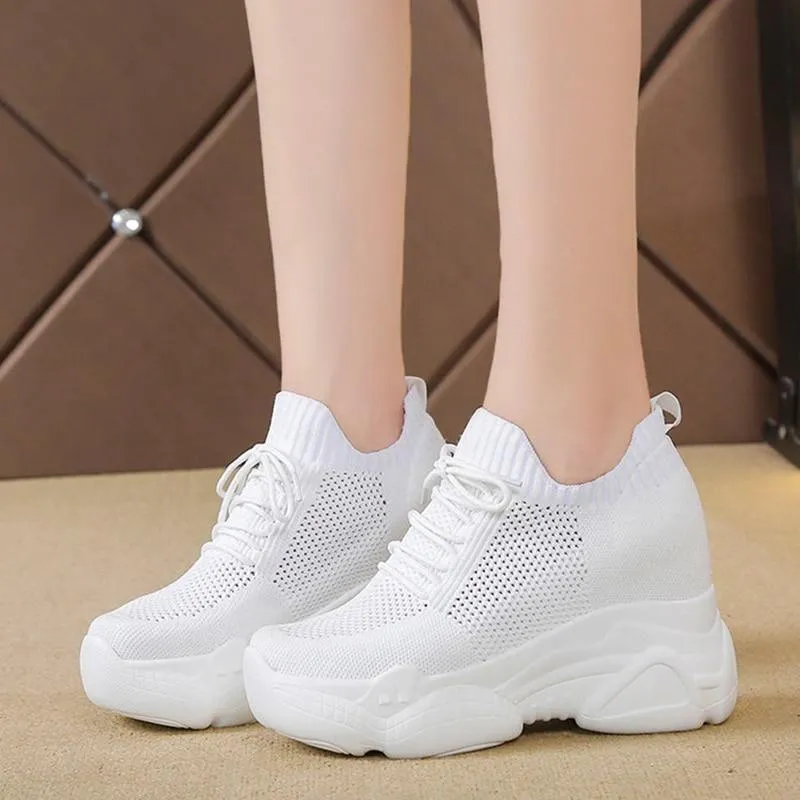 Women's Casual Shoes Breathable Mesh Sneakers Chunky Footwear M6321B